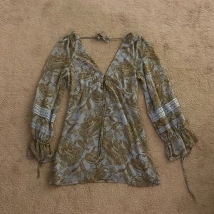 Urban outfittters long sleeve floral print dress.